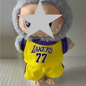 Yellow AND Purple LAKERS Labubu OUTFIT - Doll NOT Included